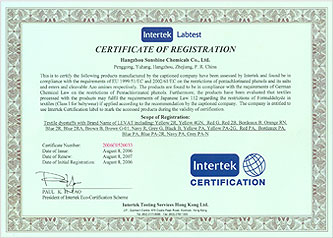 Certificate of Registration